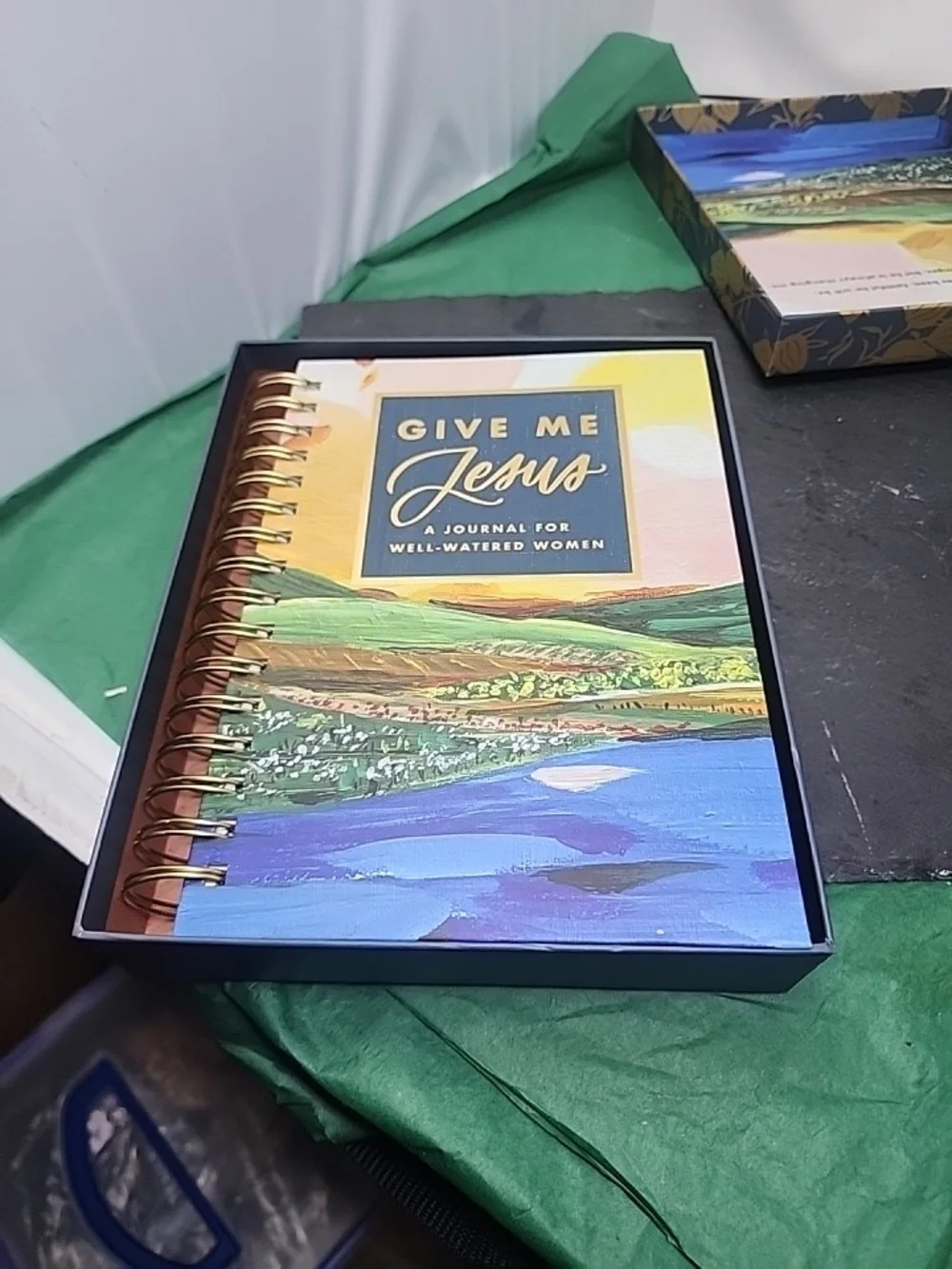 Give Me Jesus Navy and Gold Decorative Journal Set